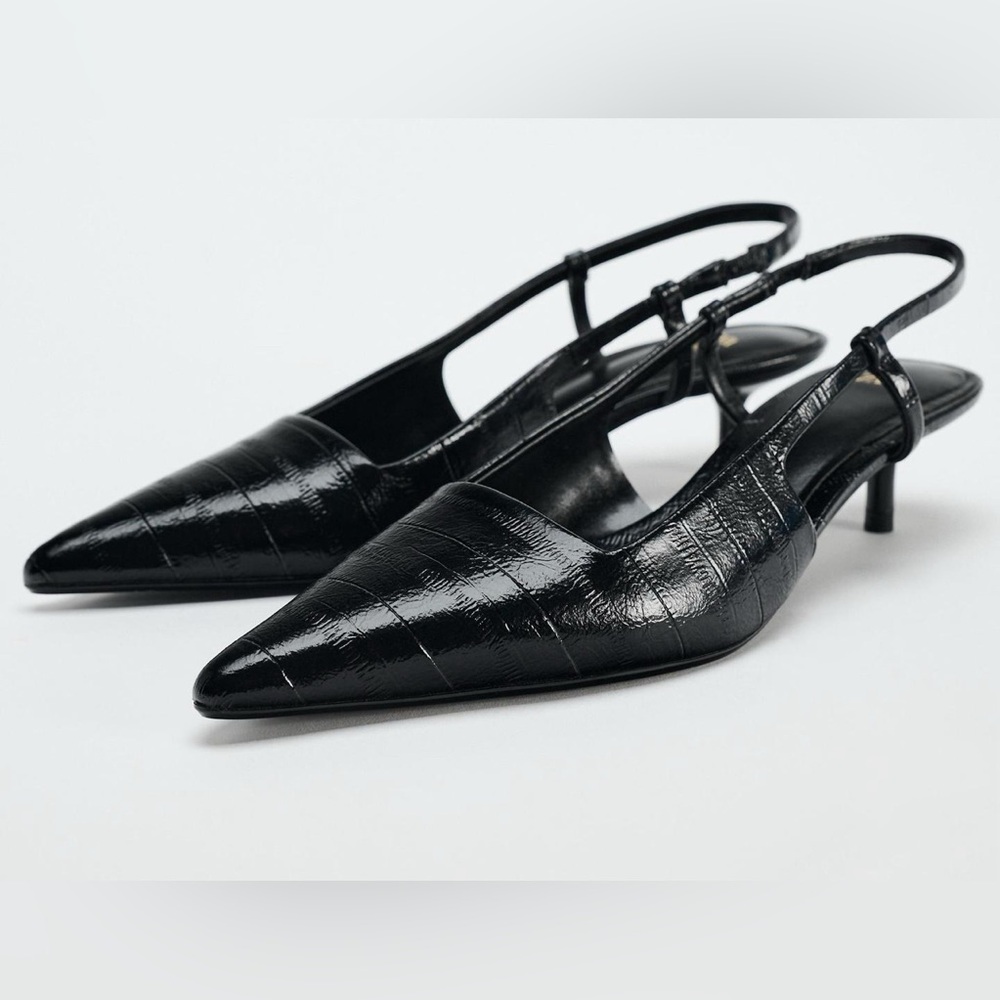 Slingback kitten heel size 39